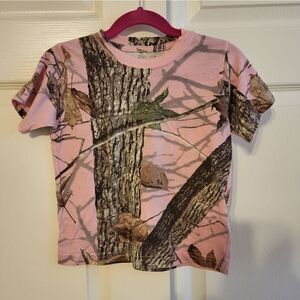 King's Camo pink camouflage short-sleeved tee